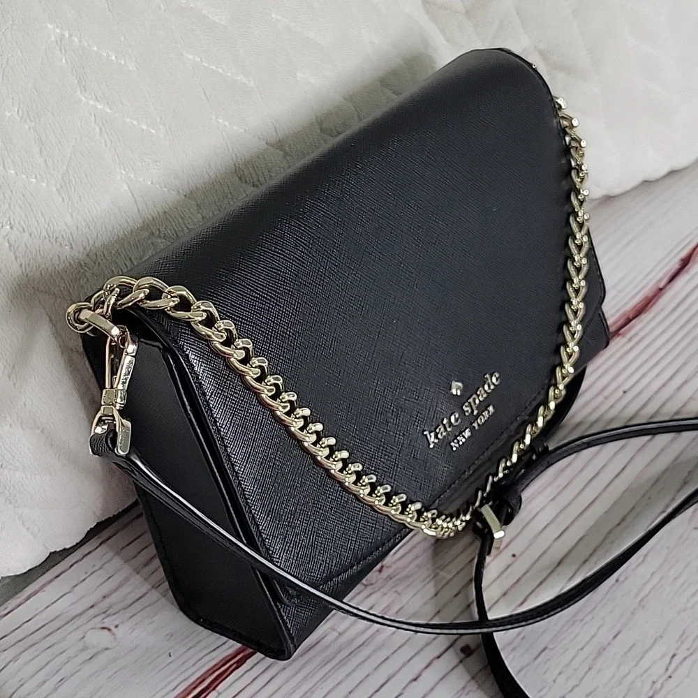 Kate Spade Carson Convertible Black Crossbody Bag